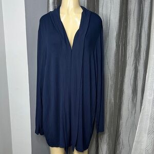Liz Claiborne Deep Blue Cardigan Sz 3X